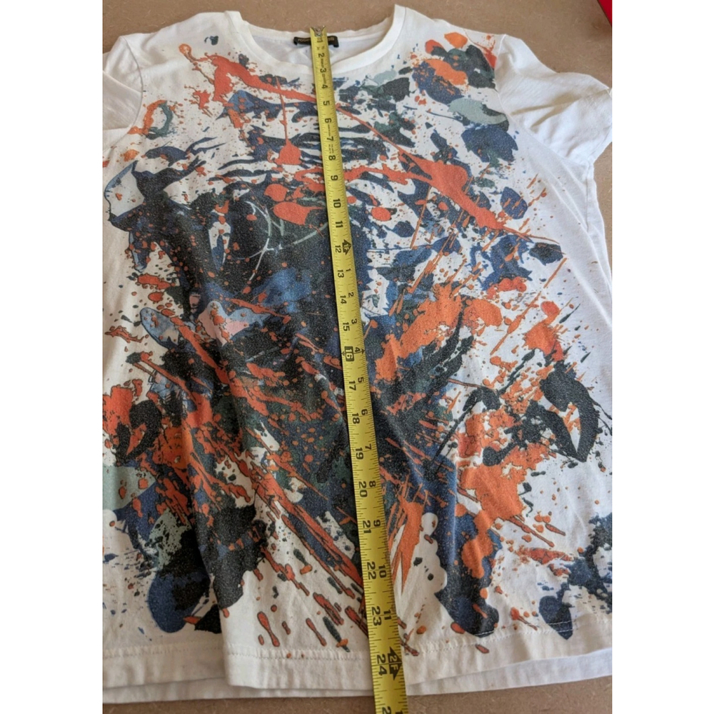 Roberto Cavalli Women Vintage Tshirt Abstract Artsy Large (46) Italy - Picture 5 of 9